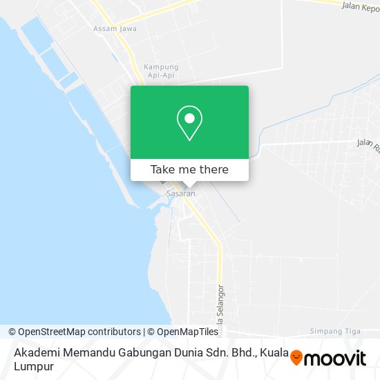 Akademi Memandu Gabungan Dunia Sdn. Bhd. map