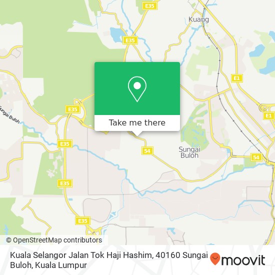 Kuala Selangor Jalan Tok Haji Hashim, 40160 Sungai Buloh map