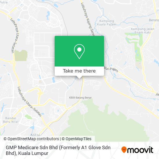 GMP Medicare Sdn Bhd (Formerly A1 Glove Sdn Bhd) map