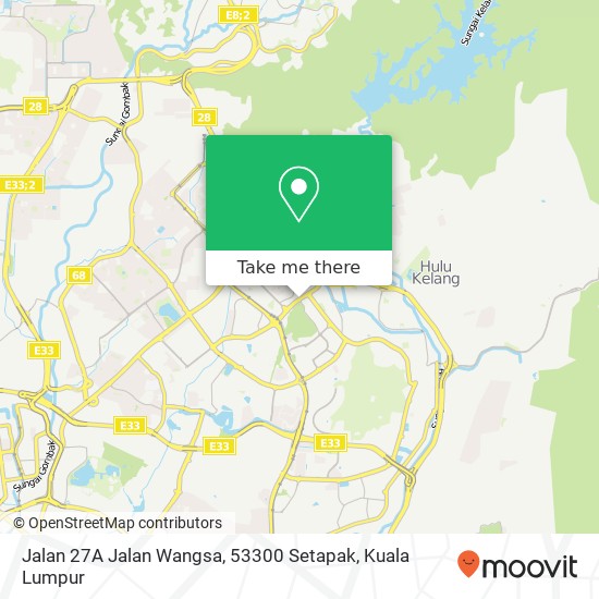 Jalan 27A Jalan Wangsa, 53300 Setapak map