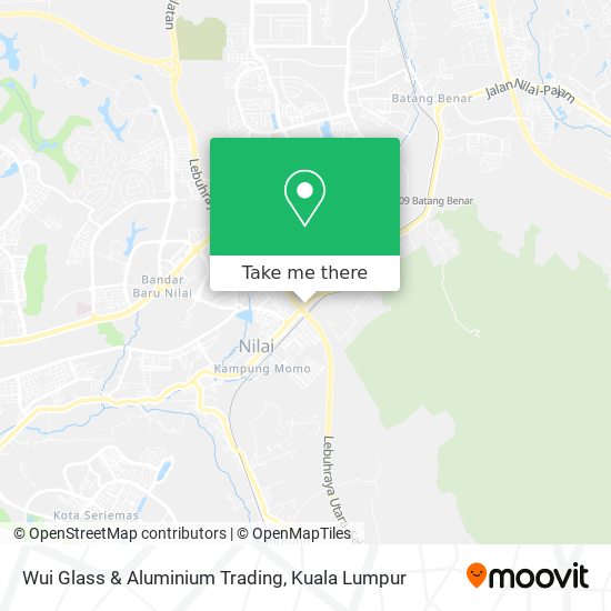 Wui Glass & Aluminium Trading map