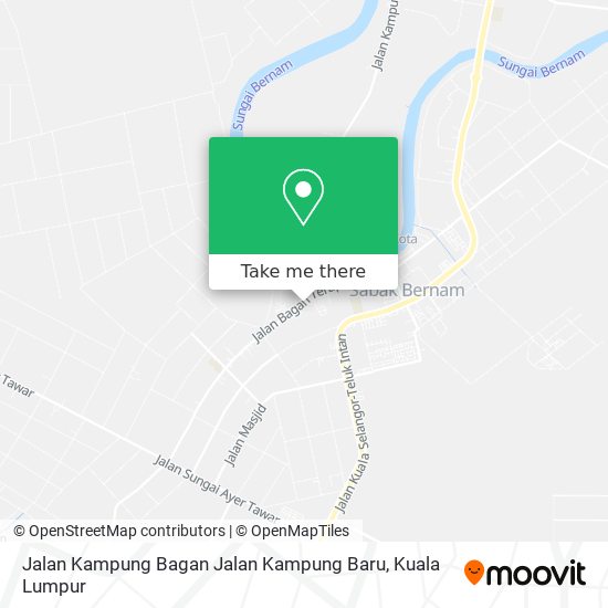 Jalan Kampung Bagan Jalan Kampung Baru map