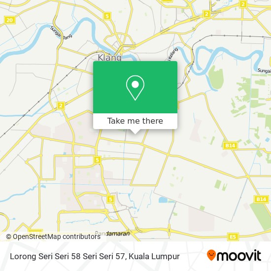 Lorong Seri Seri 58 Seri Seri 57 map