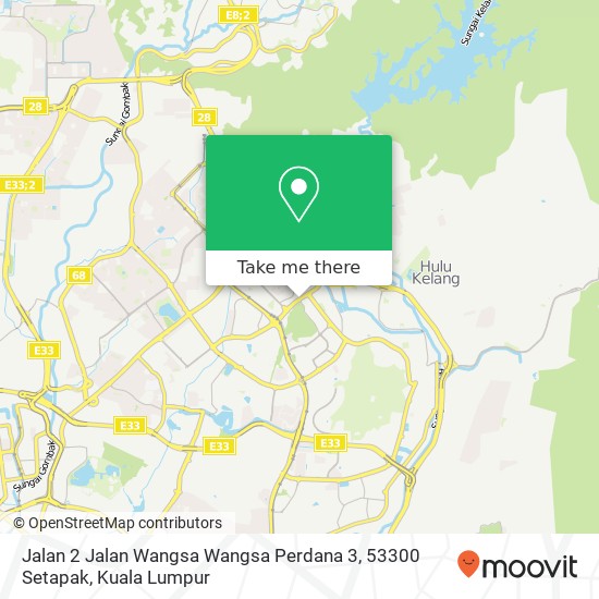 Jalan 2 Jalan Wangsa Wangsa Perdana 3, 53300 Setapak map