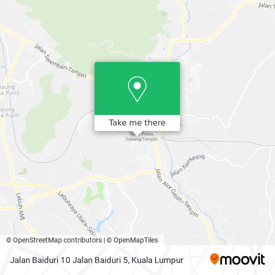 Jalan Baiduri 10 Jalan Baiduri 5 map