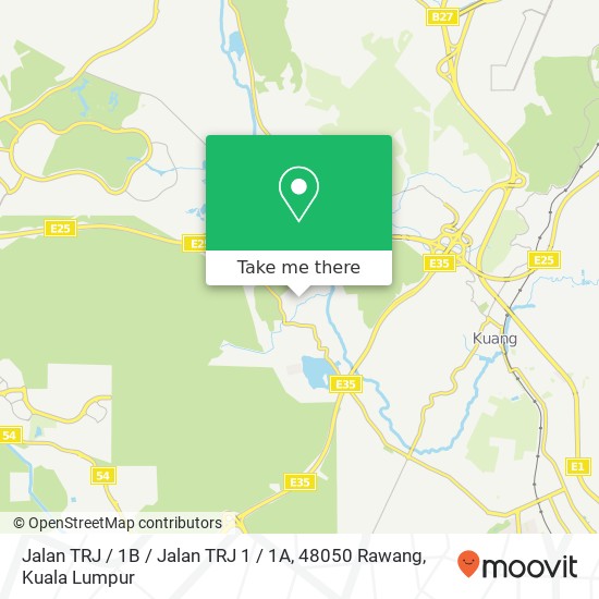 Peta Jalan TRJ / 1B / Jalan TRJ 1 / 1A, 48050 Rawang
