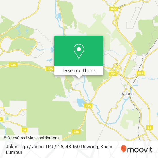 Peta Jalan Tiga / Jalan TRJ / 1A, 48050 Rawang