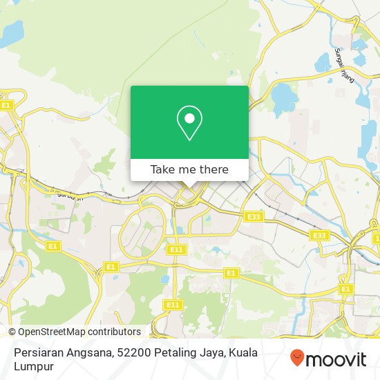 Persiaran Angsana, 52200 Petaling Jaya map