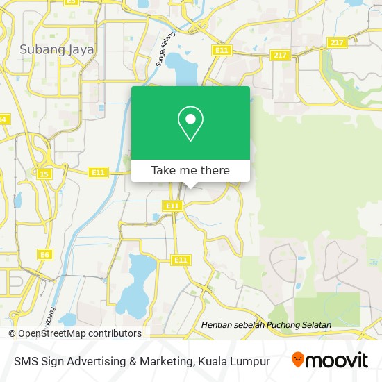 SMS Sign Advertising & Marketing map