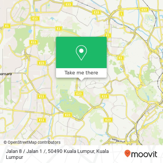 Jalan 8 / Jalan 1 /, 50490 Kuala Lumpur map