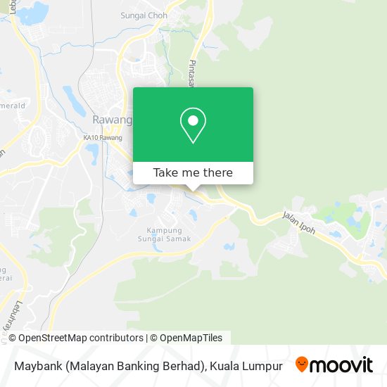 Maybank (Malayan Banking Berhad) map