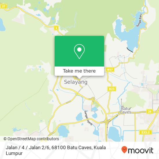 Peta Jalan / 4 / Jalan 2 / 6, 68100 Batu Caves