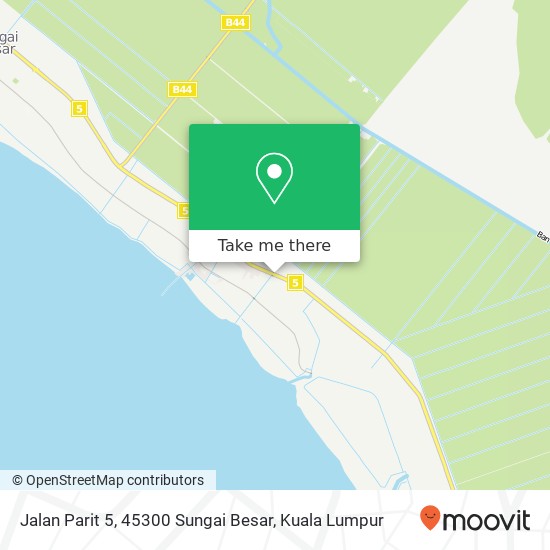 Jalan Parit 5, 45300 Sungai Besar map