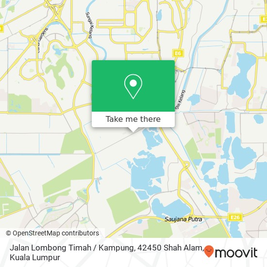 Peta Jalan Lombong Timah / Kampung, 42450 Shah Alam