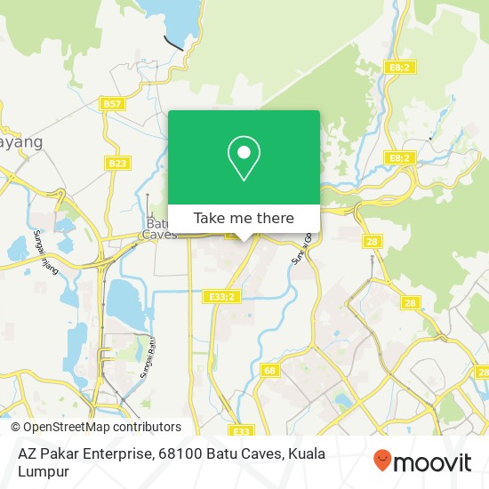 AZ Pakar Enterprise, 68100 Batu Caves map
