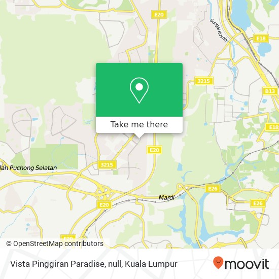 Vista Pinggiran Paradise, null map
