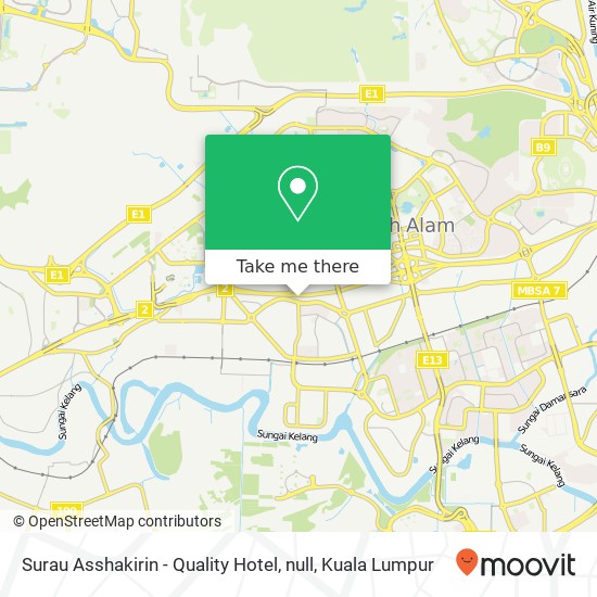 Surau Asshakirin - Quality Hotel, null map