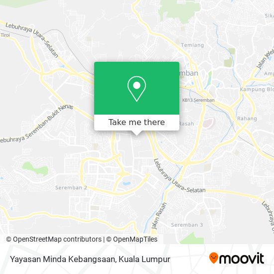 Peta Yayasan Minda Kebangsaan