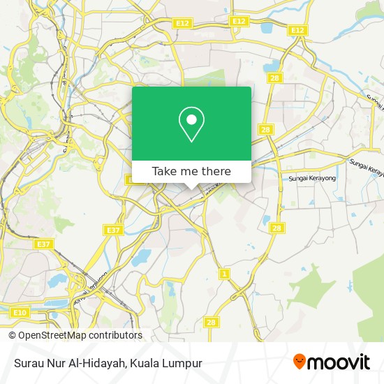 Surau Nur Al-Hidayah map