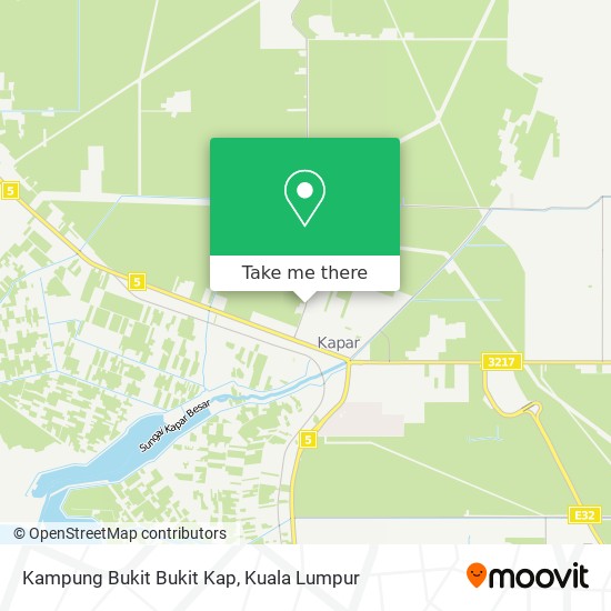 Kampung Bukit Bukit Kap map