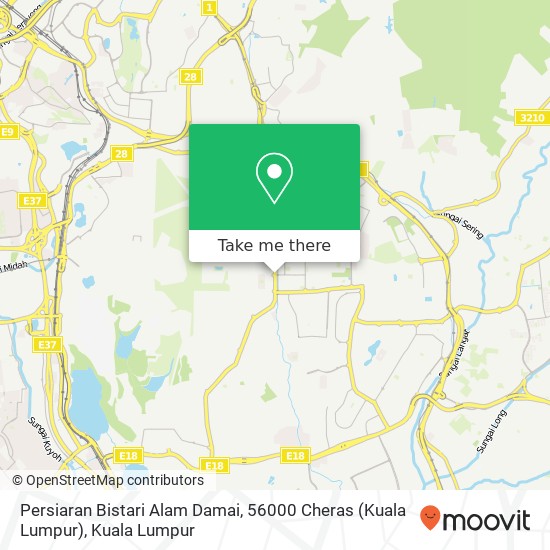 Persiaran Bistari Alam Damai, 56000 Cheras (Kuala Lumpur) map