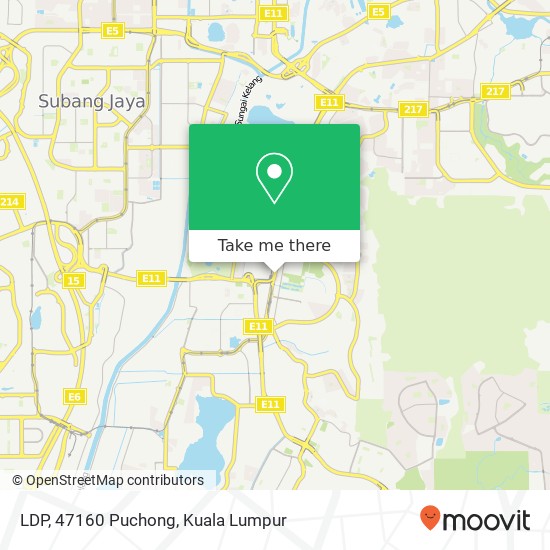 LDP, 47160 Puchong map