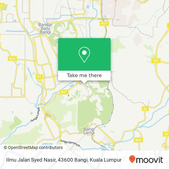 Ilmu Jalan Syed Nasir, 43600 Bangi map