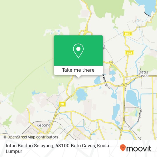 Intan Baiduri Selayang, 68100 Batu Caves map