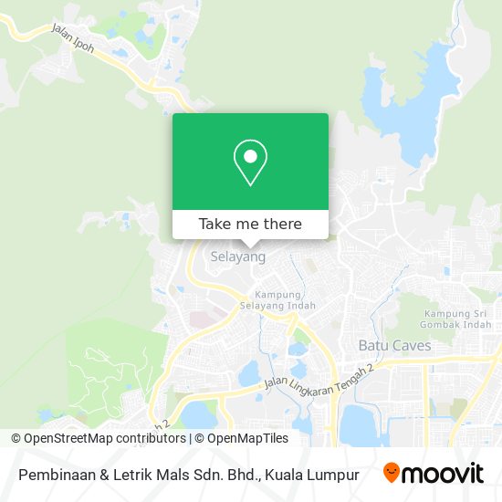 Peta Pembinaan & Letrik Mals Sdn. Bhd.