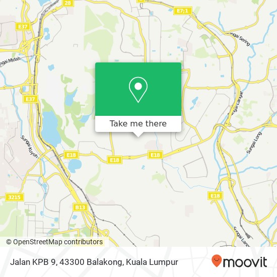 Jalan KPB 9, 43300 Balakong map