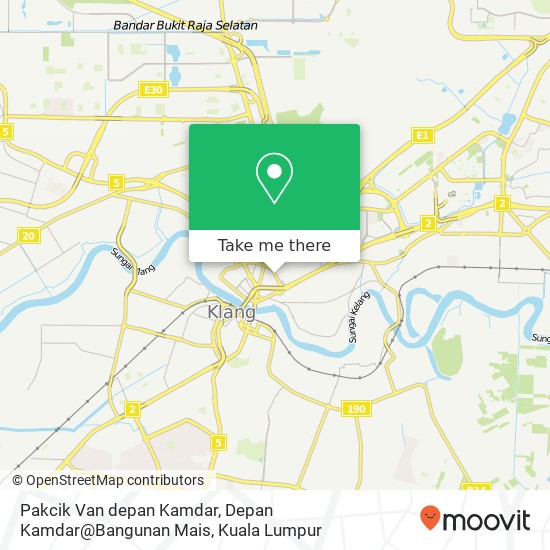 Pakcik Van depan Kamdar, Depan Kamdar@Bangunan Mais map