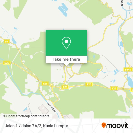 Jalan 1 / Jalan 7A/2 map