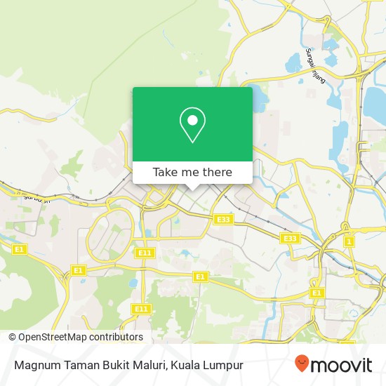 Magnum Taman Bukit Maluri map