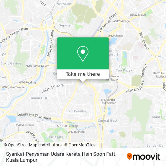 Syarikat Penyaman Udara Kereta Hsin Soon Fatt map