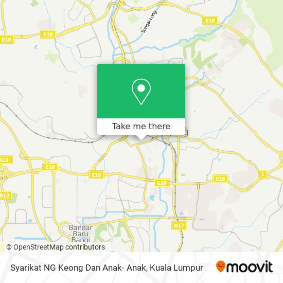 Syarikat NG Keong Dan Anak- Anak map