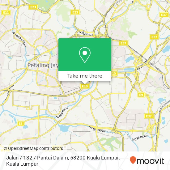 Peta Jalan / 132 / Pantai Dalam, 58200 Kuala Lumpur