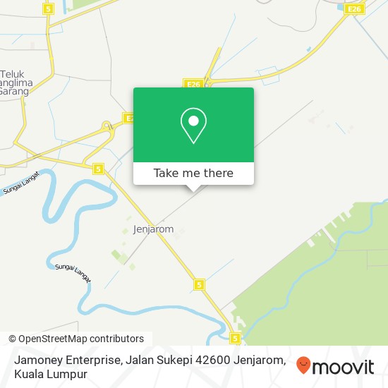 Jamoney Enterprise, Jalan Sukepi 42600 Jenjarom map