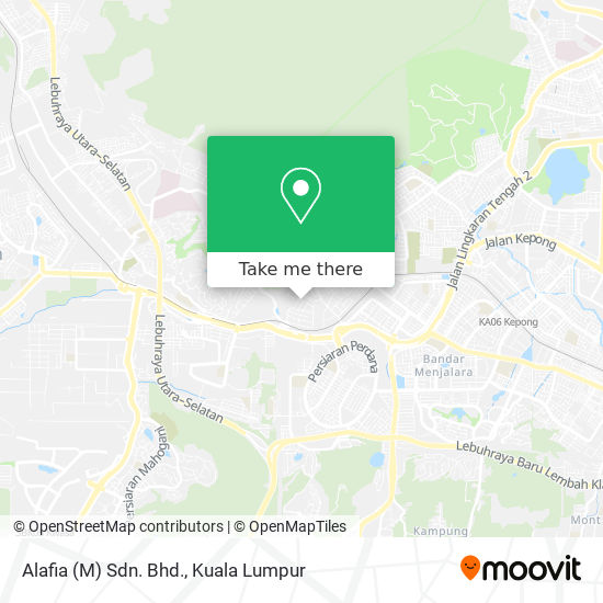 Alafia (M) Sdn. Bhd. map