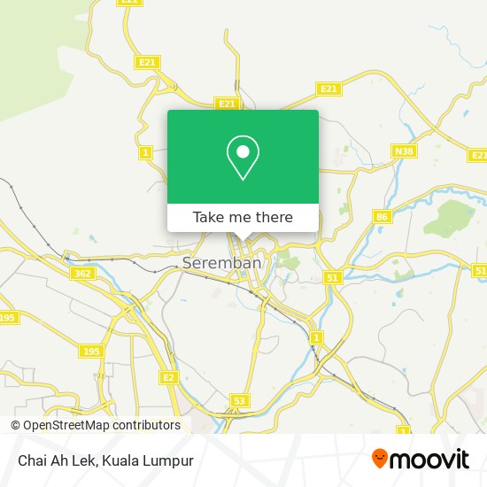 Chai Ah Lek map