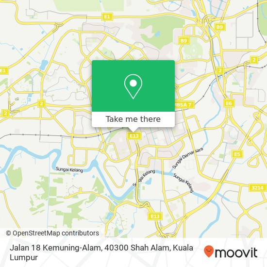 Jalan 18 Kemuning-Alam, 40300 Shah Alam map