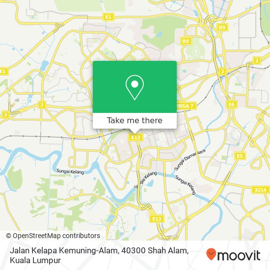 Jalan Kelapa Kemuning-Alam, 40300 Shah Alam map