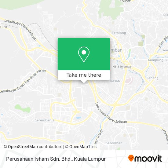 Perusahaan Isham Sdn. Bhd. map