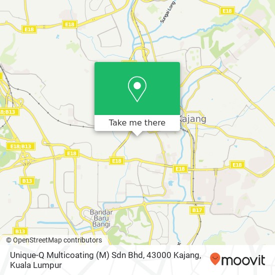 Unique-Q Multicoating (M) Sdn Bhd, 43000 Kajang map