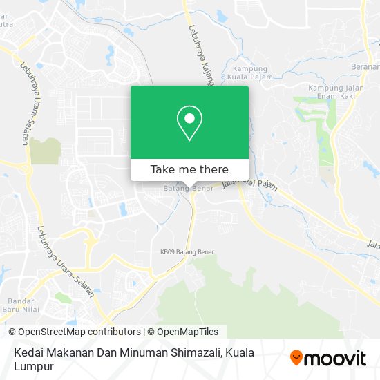 Kedai Makanan Dan Minuman Shimazali map