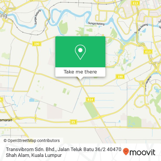 Transvibrom Sdn. Bhd., Jalan Teluk Batu 36 / 2 40470 Shah Alam map