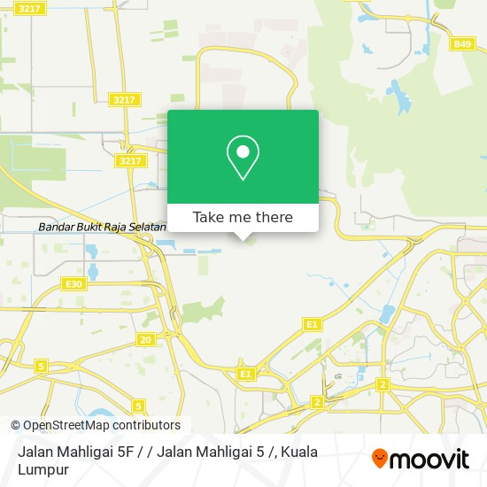 Peta Jalan Mahligai 5F / / Jalan Mahligai 5 /