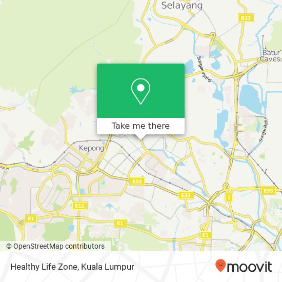 Healthy Life Zone map