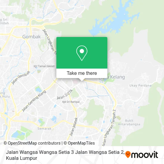 Peta Jalan Wangsa Wangsa Setia 3 Jalan Wangsa Setia 2