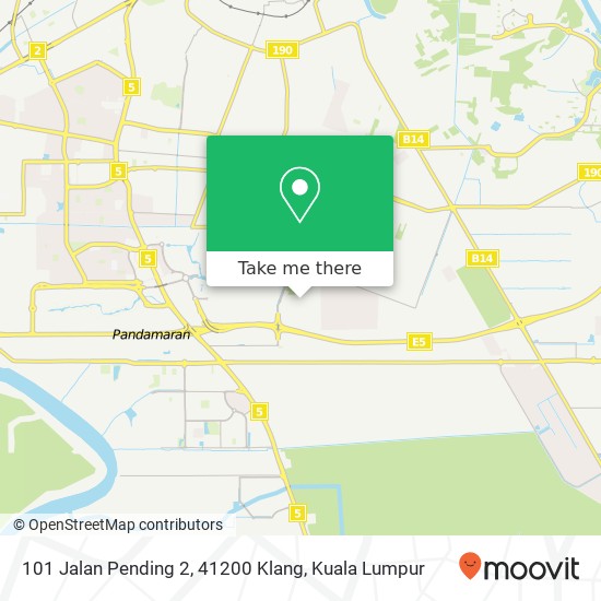 101 Jalan Pending 2, 41200 Klang map