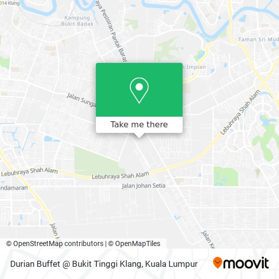 Peta Durian Buffet @ Bukit Tinggi Klang